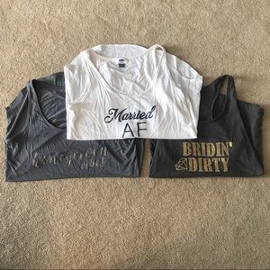 Bundle of Bridal Tank Tops